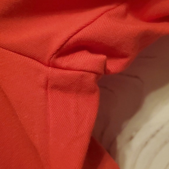 NWOT ADIDAS LARGE LOGO TIGHTS LUSH RED/WHITE - Picture 10 of 16